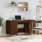 vidaXL Schreibtisch Braun Eichen-Optik 140x50x75 cm Holzwerkstoff vidaXL Schreibtisch Braun Eichen-Optik 140x50x75 cm Holzwerkstoff