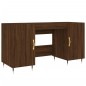 vidaXL Schreibtisch Braun Eichen-Optik 140x50x75 cm Holzwerkstoff vidaXL Schreibtisch Braun Eichen-Optik 140x50x75 cm Holzwerkstoff