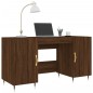 vidaXL Schreibtisch Braun Eichen-Optik 140x50x75 cm Holzwerkstoff vidaXL Schreibtisch Braun Eichen-Optik 140x50x75 cm Holzwerkstoff