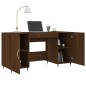 vidaXL Schreibtisch Braun Eichen-Optik 140x50x75 cm Holzwerkstoff vidaXL Schreibtisch Braun Eichen-Optik 140x50x75 cm Holzwerkstoff