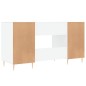 vidaXL Schreibtisch Hochglanz-Weiß 140x50x75 cm Holzwerkstoff vidaXL Schreibtisch Hochglanz-Weiß 140x50x75 cm Holzwerkstoff
