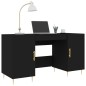 vidaXL Schreibtisch Schwarz 140x50x75 cm Holzwerkstoff vidaXL Schreibtisch Schwarz 140x50x75 cm Holzwerkstoff
