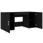 vidaXL Schreibtisch Schwarz 140x50x75 cm Holzwerkstoff vidaXL Schreibtisch Schwarz 140x50x75 cm Holzwerkstoff