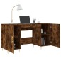 vidaXL Schreibtisch Räuchereiche 140x50x75 cm Holzwerkstoff vidaXL Schreibtisch Räuchereiche 140x50x75 cm Holzwerkstoff