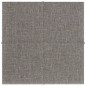 Wandpaneele 12 Stk. Hellgrau 30x30 cm Stoff 1,08 m² Wandpaneele 12 Stk. Hellgrau 30x30 cm Stoff 1,08 m²