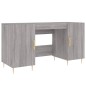 vidaXL Schreibtisch Grau Sonoma 140x50x75 cm Holzwerkstoff vidaXL Schreibtisch Grau Sonoma 140x50x75 cm Holzwerkstoff