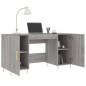 vidaXL Schreibtisch Grau Sonoma 140x50x75 cm Holzwerkstoff vidaXL Schreibtisch Grau Sonoma 140x50x75 cm Holzwerkstoff