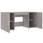 vidaXL Schreibtisch Grau Sonoma 140x50x75 cm Holzwerkstoff vidaXL Schreibtisch Grau Sonoma 140x50x75 cm Holzwerkstoff