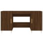 vidaXL Schreibtisch Braun Eichen-Optik 140x50x75 cm Holzwerkstoff vidaXL Schreibtisch Braun Eichen-Optik 140x50x75 cm Holzwerkstoff