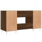 vidaXL Schreibtisch Braun Eichen-Optik 140x50x75 cm Holzwerkstoff vidaXL Schreibtisch Braun Eichen-Optik 140x50x75 cm Holzwerkstoff
