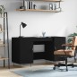 vidaXL Schreibtisch Schwarz 140x50x75 cm Holzwerkstoff vidaXL Schreibtisch Schwarz 140x50x75 cm Holzwerkstoff