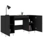 vidaXL Schreibtisch Schwarz 140x50x75 cm Holzwerkstoff vidaXL Schreibtisch Schwarz 140x50x75 cm Holzwerkstoff