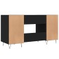 vidaXL Schreibtisch Schwarz 140x50x75 cm Holzwerkstoff vidaXL Schreibtisch Schwarz 140x50x75 cm Holzwerkstoff