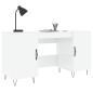 vidaXL Schreibtisch Hochglanz-Weiß 140x50x75 cm Holzwerkstoff vidaXL Schreibtisch Hochglanz-Weiß 140x50x75 cm Holzwerkstoff