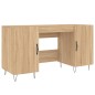 vidaXL Schreibtisch Sonoma-Eiche 140x50x75 cm Holzwerkstoff vidaXL Schreibtisch Sonoma-Eiche 140x50x75 cm Holzwerkstoff