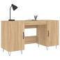 vidaXL Schreibtisch Sonoma-Eiche 140x50x75 cm Holzwerkstoff vidaXL Schreibtisch Sonoma-Eiche 140x50x75 cm Holzwerkstoff