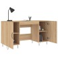 vidaXL Schreibtisch Sonoma-Eiche 140x50x75 cm Holzwerkstoff vidaXL Schreibtisch Sonoma-Eiche 140x50x75 cm Holzwerkstoff