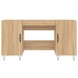vidaXL Schreibtisch Sonoma-Eiche 140x50x75 cm Holzwerkstoff vidaXL Schreibtisch Sonoma-Eiche 140x50x75 cm Holzwerkstoff