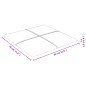 Wandpaneele 12 Stk. Hellgrau 30x30 cm Stoff 1,08 m² Wandpaneele 12 Stk. Hellgrau 30x30 cm Stoff 1,08 m²