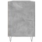 vidaXL Schreibtisch Betongrau 140x50x75 cm Holzwerkstoff vidaXL Schreibtisch Betongrau 140x50x75 cm Holzwerkstoff