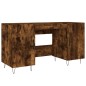 vidaXL Schreibtisch Räuchereiche 140x50x75 cm Holzwerkstoff vidaXL Schreibtisch Räuchereiche 140x50x75 cm Holzwerkstoff