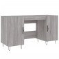 vidaXL Schreibtisch Grau Sonoma 140x50x75 cm Holzwerkstoff vidaXL Schreibtisch Grau Sonoma 140x50x75 cm Holzwerkstoff