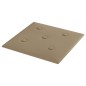 Wandpaneele 12 Stk. Cappuccino-Braun 30x30cm Kunstleder 1,08 m² Wandpaneele 12 Stk. Cappuccino-Braun 30x30cm Kunstleder 1,08 m²
