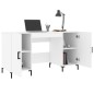 vidaXL Schreibtisch Weiß 140x50x75 cm Holzwerkstoff vidaXL Schreibtisch Weiß 140x50x75 cm Holzwerkstoff