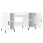 vidaXL Schreibtisch Weiß 140x50x75 cm Holzwerkstoff vidaXL Schreibtisch Weiß 140x50x75 cm Holzwerkstoff