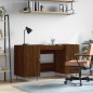 vidaXL Schreibtisch Braun Eichen-Optik 140x50x75 cm Holzwerkstoff vidaXL Schreibtisch Braun Eichen-Optik 140x50x75 cm Holzwerkstoff