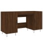 vidaXL Schreibtisch Braun Eichen-Optik 140x50x75 cm Holzwerkstoff vidaXL Schreibtisch Braun Eichen-Optik 140x50x75 cm Holzwerkstoff