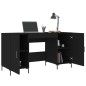 vidaXL Schreibtisch Schwarz 140x50x75 cm Holzwerkstoff vidaXL Schreibtisch Schwarz 140x50x75 cm Holzwerkstoff