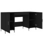 vidaXL Schreibtisch Schwarz 140x50x75 cm Holzwerkstoff vidaXL Schreibtisch Schwarz 140x50x75 cm Holzwerkstoff