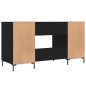 vidaXL Schreibtisch Schwarz 140x50x75 cm Holzwerkstoff vidaXL Schreibtisch Schwarz 140x50x75 cm Holzwerkstoff