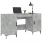 vidaXL Schreibtisch Betongrau 140x50x75 cm Holzwerkstoff vidaXL Schreibtisch Betongrau 140x50x75 cm Holzwerkstoff