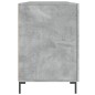 vidaXL Schreibtisch Betongrau 140x50x75 cm Holzwerkstoff vidaXL Schreibtisch Betongrau 140x50x75 cm Holzwerkstoff