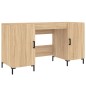 vidaXL Schreibtisch Sonoma-Eiche 140x50x75 cm Holzwerkstoff vidaXL Schreibtisch Sonoma-Eiche 140x50x75 cm Holzwerkstoff