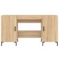 vidaXL Schreibtisch Sonoma-Eiche 140x50x75 cm Holzwerkstoff vidaXL Schreibtisch Sonoma-Eiche 140x50x75 cm Holzwerkstoff