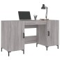 vidaXL Schreibtisch Grau Sonoma 140x50x75 cm Holzwerkstoff vidaXL Schreibtisch Grau Sonoma 140x50x75 cm Holzwerkstoff