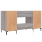 vidaXL Schreibtisch Grau Sonoma 140x50x75 cm Holzwerkstoff vidaXL Schreibtisch Grau Sonoma 140x50x75 cm Holzwerkstoff