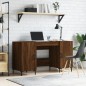 vidaXL Schreibtisch Braun Eichen-Optik 140x50x75 cm Holzwerkstoff vidaXL Schreibtisch Braun Eichen-Optik 140x50x75 cm Holzwerkstoff