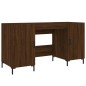 vidaXL Schreibtisch Braun Eichen-Optik 140x50x75 cm Holzwerkstoff vidaXL Schreibtisch Braun Eichen-Optik 140x50x75 cm Holzwerkstoff