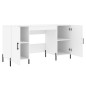vidaXL Schreibtisch Weiß 140x50x75 cm Holzwerkstoff vidaXL Schreibtisch Weiß 140x50x75 cm Holzwerkstoff
