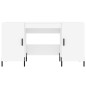 vidaXL Schreibtisch Weiß 140x50x75 cm Holzwerkstoff vidaXL Schreibtisch Weiß 140x50x75 cm Holzwerkstoff