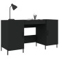 vidaXL Schreibtisch Schwarz 140x50x75 cm Holzwerkstoff vidaXL Schreibtisch Schwarz 140x50x75 cm Holzwerkstoff