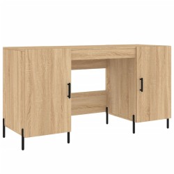 vidaXL Schreibtisch Sonoma-Eiche 140x50x75 cm Holzwerkstoff