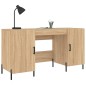 vidaXL Schreibtisch Sonoma-Eiche 140x50x75 cm Holzwerkstoff vidaXL Schreibtisch Sonoma-Eiche 140x50x75 cm Holzwerkstoff