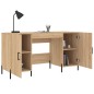 vidaXL Schreibtisch Sonoma-Eiche 140x50x75 cm Holzwerkstoff vidaXL Schreibtisch Sonoma-Eiche 140x50x75 cm Holzwerkstoff