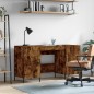 vidaXL Schreibtisch Räuchereiche 140x50x75 cm Holzwerkstoff vidaXL Schreibtisch Räuchereiche 140x50x75 cm Holzwerkstoff