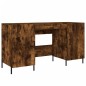 vidaXL Schreibtisch Räuchereiche 140x50x75 cm Holzwerkstoff vidaXL Schreibtisch Räuchereiche 140x50x75 cm Holzwerkstoff